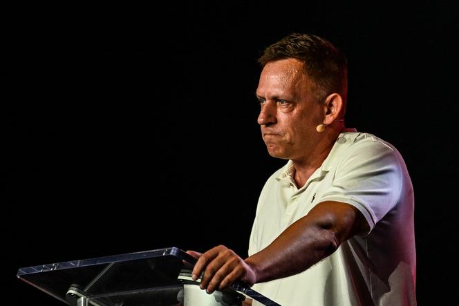 Peter Thiel, cofounder of PayPal and Palantir Technologies, at the Bitcoin 2022 Conference at the Miami Beach Convention Center, in Miami, on April 7, 2022.