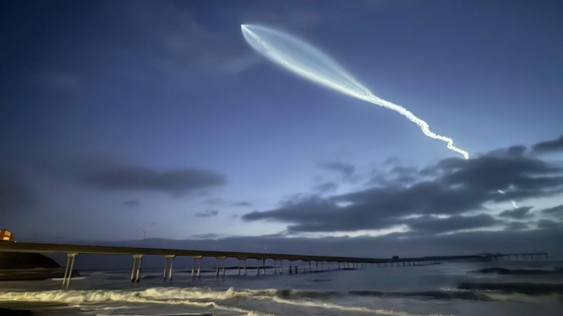 SpaceX Falcon 9 rocket launch from Vandenberg, California Space Force Base | Jan 2