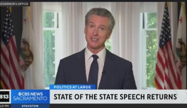 Gov. Newsom to return to capitol for final State of the State address