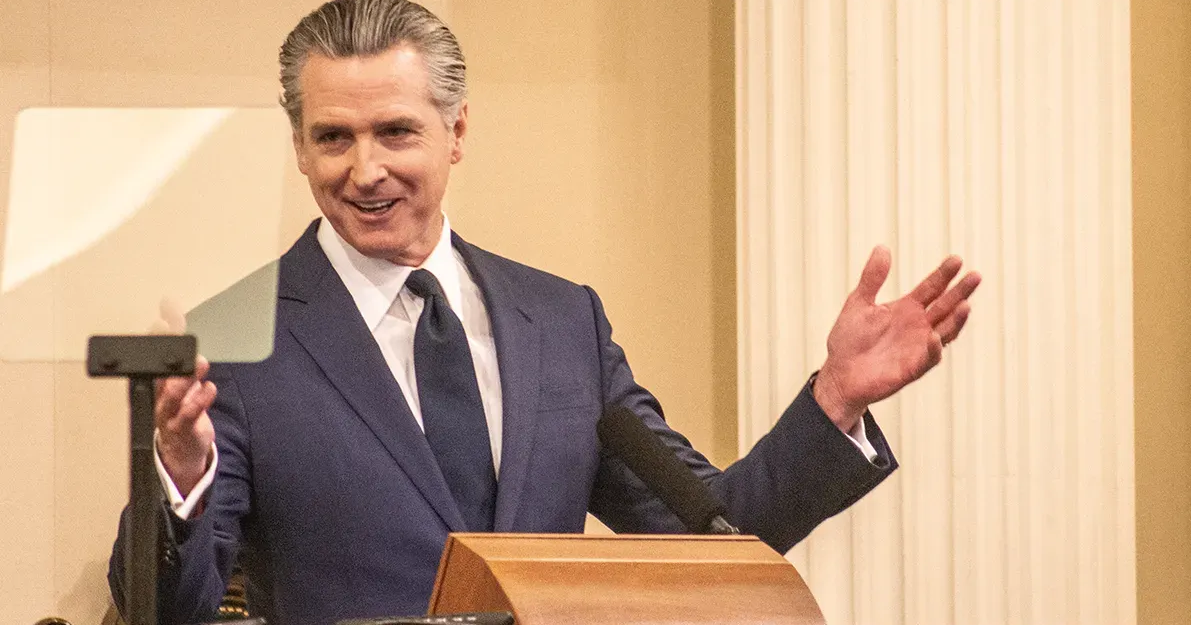 WATCH: Newsom says he's an alternate to White House 'chaos' in his final State of the State | California
