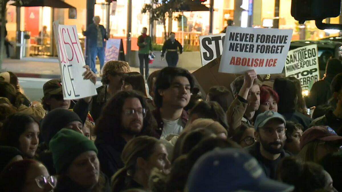 San Diegans Voice Outrage Over ICE-Related Violence In Minneapolis