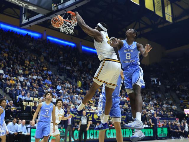 California hands No. 14 North Carolina its second straight loss in Bay Area, 84-78 :: WRALSportsFan.com