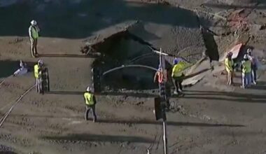 Morena Sinkhole Disrupts Traffic One More Day