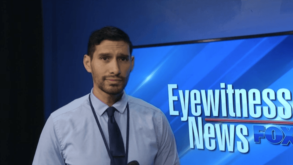 {p}Marc Lugo, a detective with the Bakersfield Police Department, was arrested and booked into jail on multiple charges. PHOTO: KBAK/KBFX{/p}