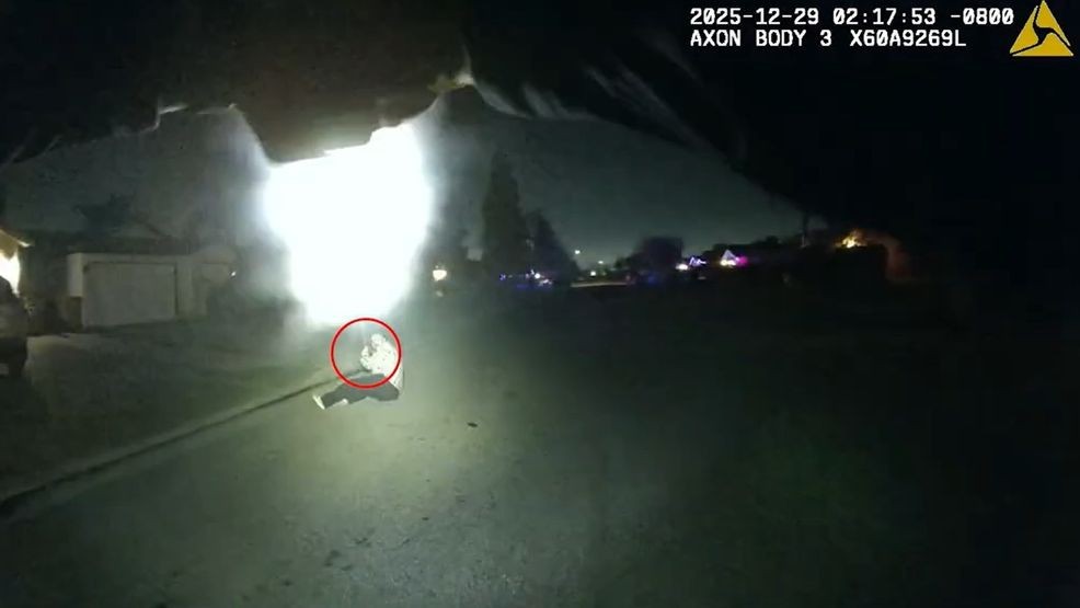Bakersfield police released body-worn video showing the moments leading to an officer-involved shooting on Latina Drive back in December 2025. The shooting left the suspect, identified as Fabian Lopez, in critical condition. PHOTO: BPD