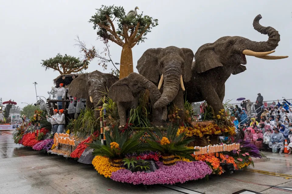 San Diego Zoo Wildlife Alliance’s “Giant Strides Together” float wins Grand Marshal Award at 137th Rose Parade.