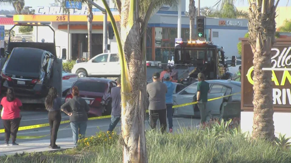 Orange County pursuit crash