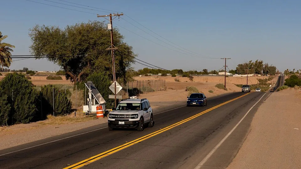 Automated license plate reader, California.
