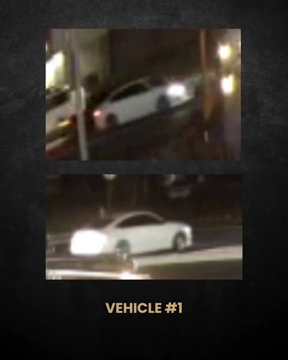 San Joaquin County Sheriff's Office - PHOTO: The San Joaquin County, California, Sheriff’s Office released surveillance images, January 17, 2026, of a vehicle shown here that investigators believe was driven by suspects in a mass shooting, November 29, 2025, near Stockton