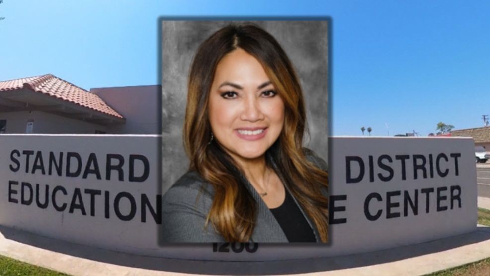 Eyewitness News Investigates{ }Superintendent Jocelyn Hively over accusations of attending too many out-of-area conferences. (Photo of Hively: Standard School District; Photo of SSD sign in background: KBAK/KBFX){ }