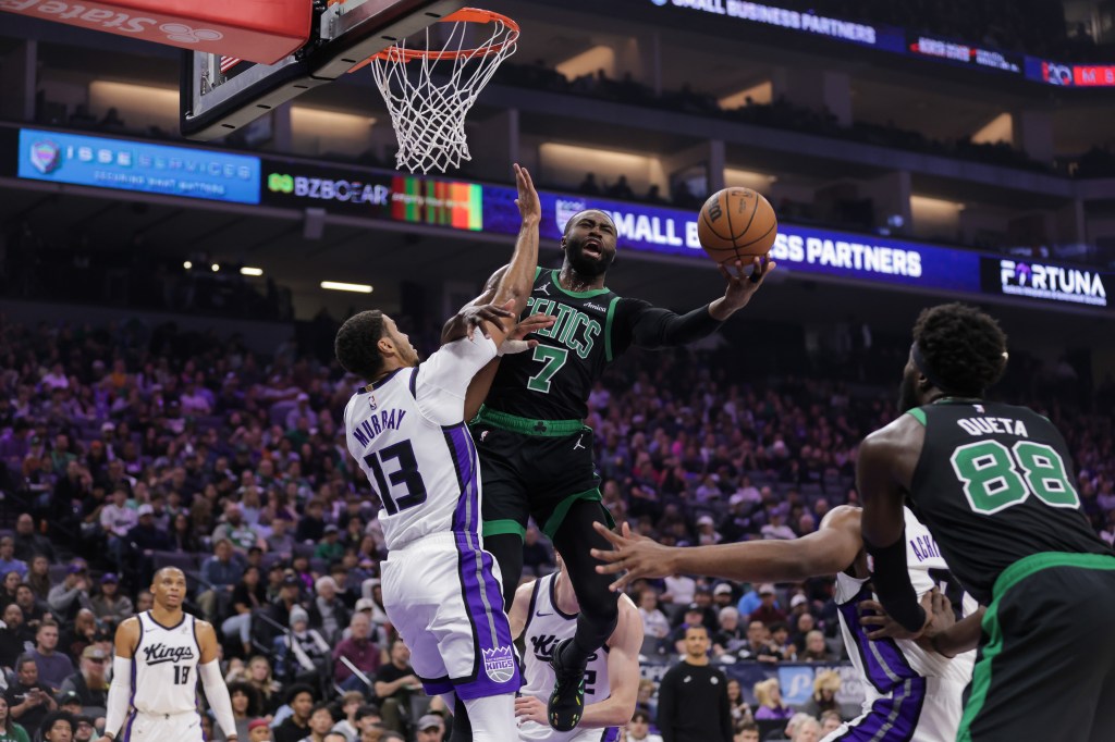 Celtics race away from Kings to secure New Year's Day victory