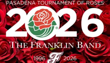 Tennessee high school band marches in 2026 Rose Parade in California