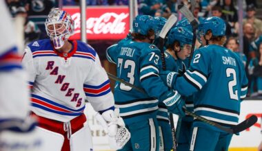 San Jose Sharks, Macklin Celebrini start fast, beat New York Rangers