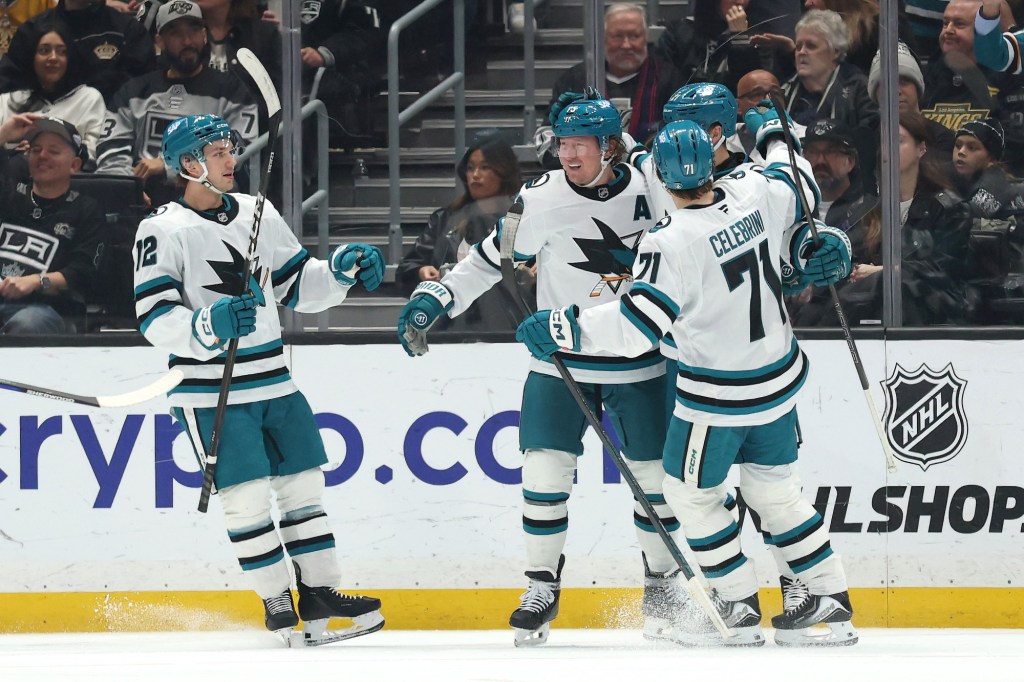 Macklin Celebrini dazzles as San Jose Sharks beat Los Angeles Kings