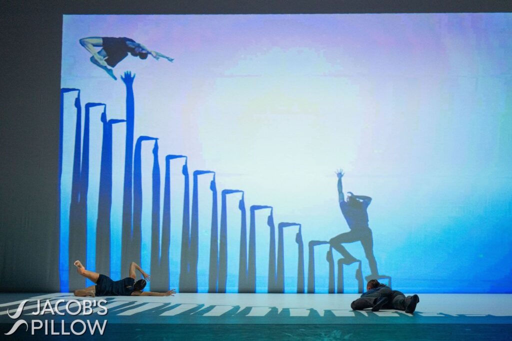 BODYTRAFFIC - Katie Garcia and Joan Rodriguez in "Flyland" by David Middenthorp - Photo by Christopher Duggan.