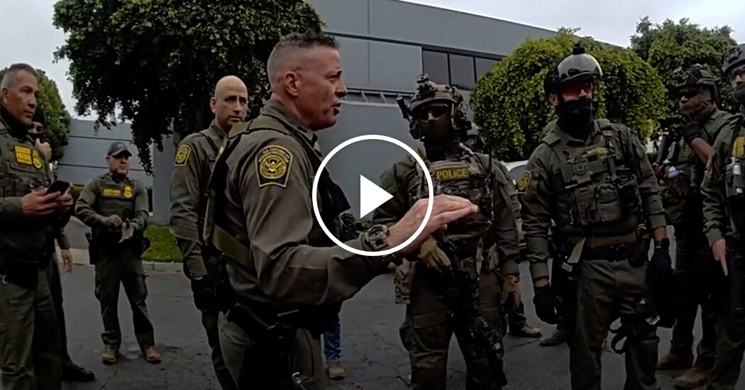 Video Shows Bovino Giving Orders to Federal Agents in Los Angeles