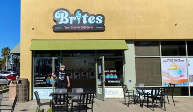 Low-calorie and vegan soft serve available at Brites in Pacific Beach