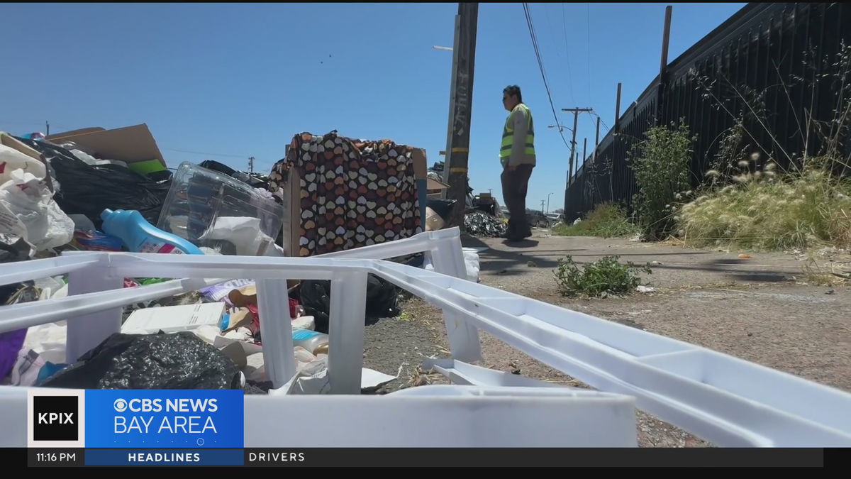 Oakland community volunteer targeted by thief while cleaning illegal dumping site – KION TV