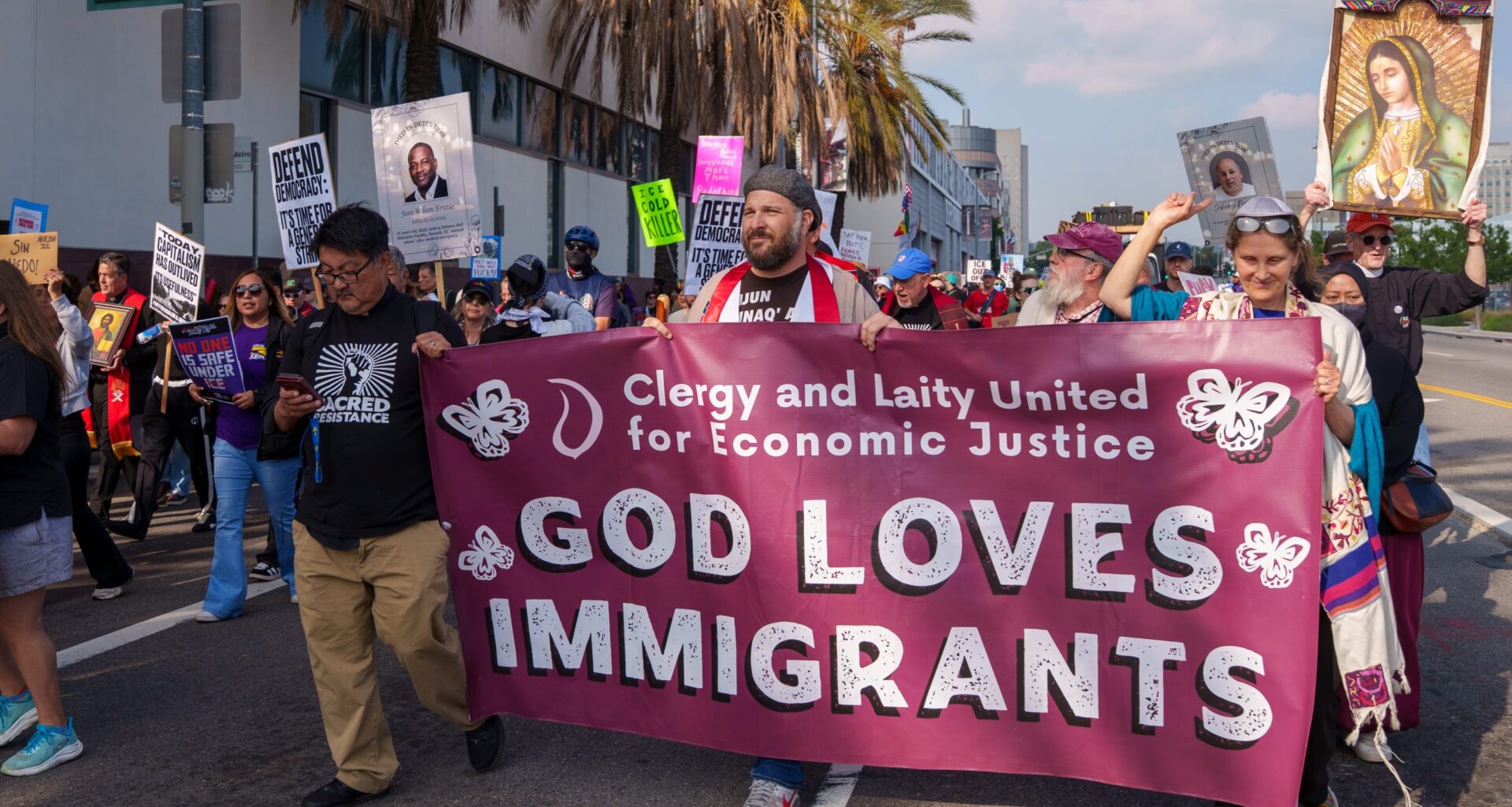 LA Clergymen Organize Protest in Solidarity with Minneapolis Against ICE