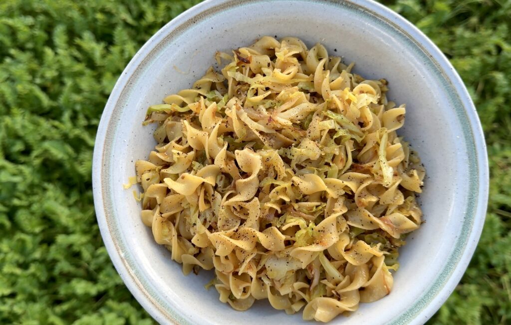 Caramelized Cabbage & Miso Butter Noodles