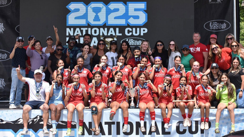 After nearly a decade together, Clovis Odyssey’s under-14 girls soccer team captured a national championship on Thursday, July 24, 2025, overcoming injury, heartbreak, and pressure. (Special to GV Wire)