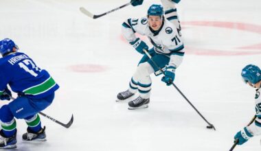 Preview/Lines #51: Latest Sharks in Playoff Spot Since 2019, Celebrini Talks North Vancouver Hockey, Sherwood Won't Play