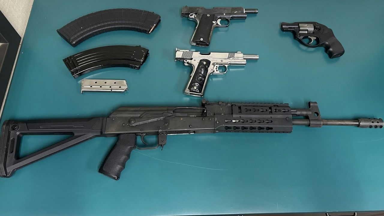 Cliserio Urias, 19, was arrested, Wednesday Jan. 14, 2026, in Lamont, California, after deputies recovered multiple firearms. (Kern County