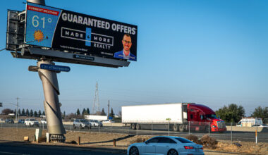 Billboard over Highway 99