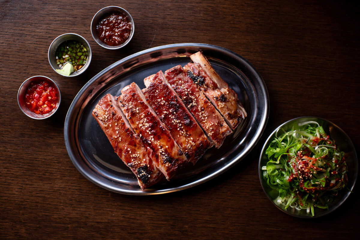 The Mulberry pork spre ribs