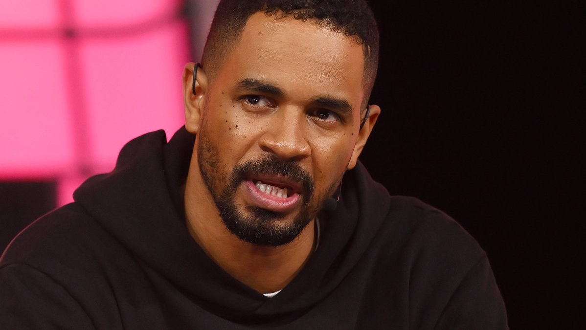 Damon Wayans Jr, Co-founder, Special Guest App, on Centre Stage, during day three of Collision 2022 at Enercare Centre in Toronto, Canada. Photo by Stephen McCarthy/Collision via Sportsfile
