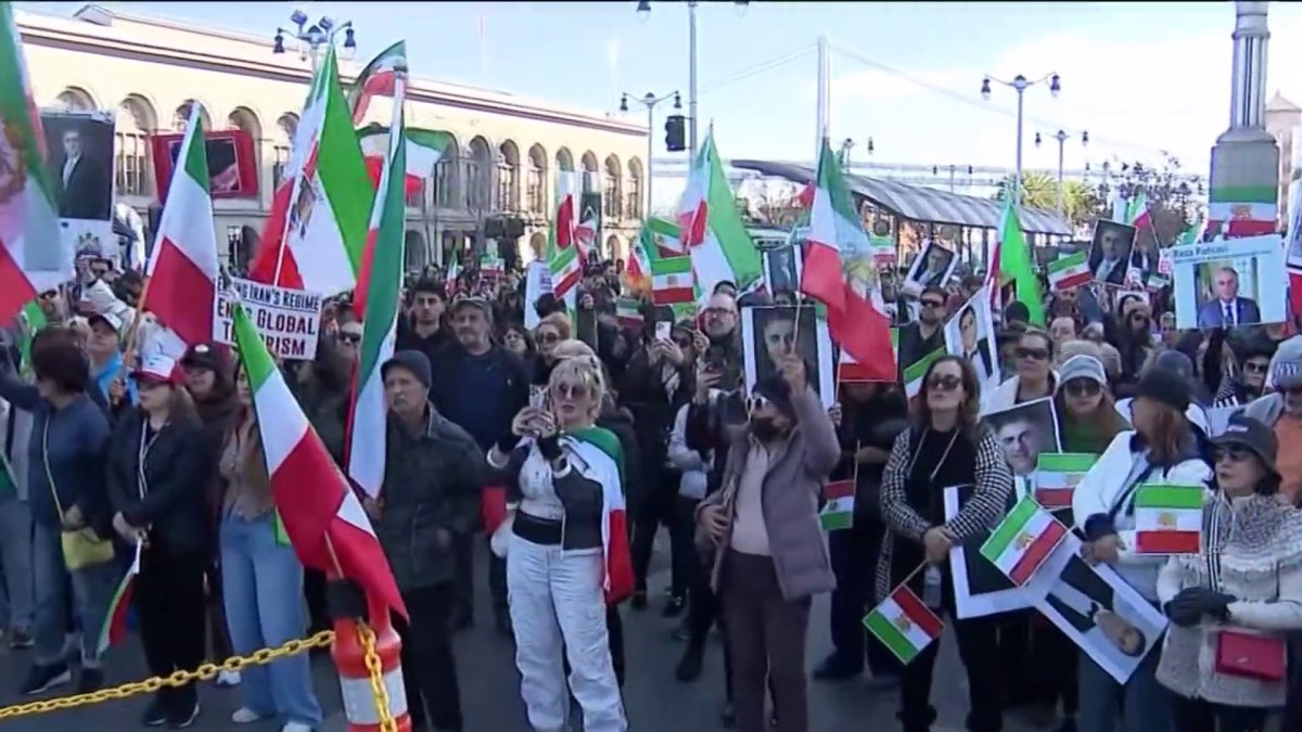Demonstrators in San Francisco call for regime change in Iran – NBC Bay Area