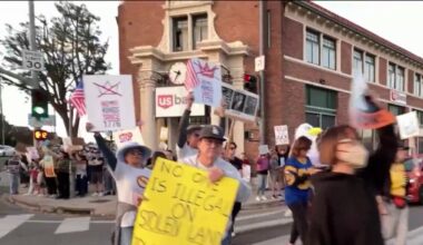 Demonstrators rally in Highland Park against immigration enforcement operations – NBC Los Angeles