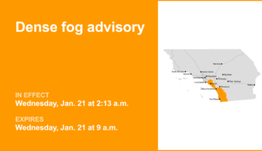 Dense fog advisory in place for Orange County until Wednesday morning – visibility as low as 1/4 mile – Orange County Register