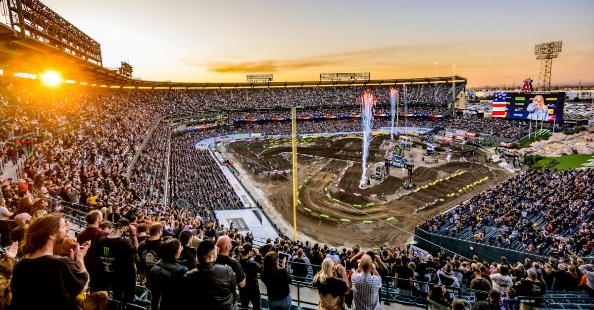 The AMA Supercross season traditionally starts in Anaheim
