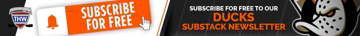 SUBSCRIBE FOR FREE TO OUR ANAHEIM DUCKS SUBSTACK NEWSLETTER