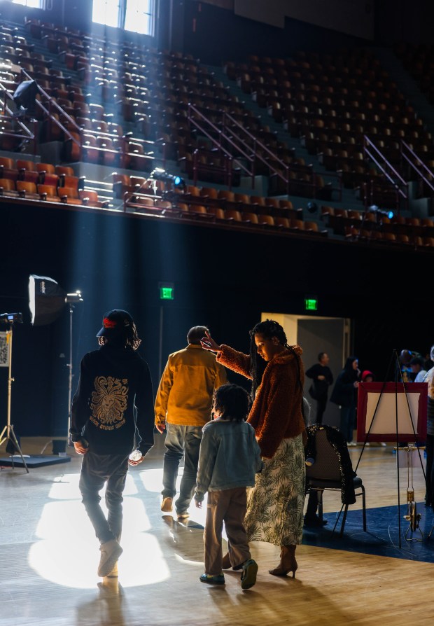 Sunlight streams through the windows as visitors tour the Henry J. Kaiser Center for the Arts following a ribbon-cutting ceremony with Oakland Mayor Barbara Lee in Oakland, Calif., on Saturday, Jan. 24, 2026. (Ray Chavez/Bay Area News Group)
