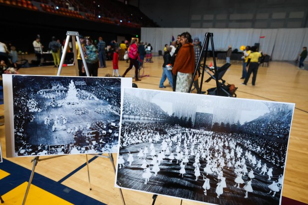 Visitors tour the Henry J. Kaiser Center for the Arts following a ribbon-cutting ceremony with Oakland Mayor Barbara Lee in Oakland, Calif., on Saturday, Jan. 24, 2026. (Ray Chavez/Bay Area News Group)