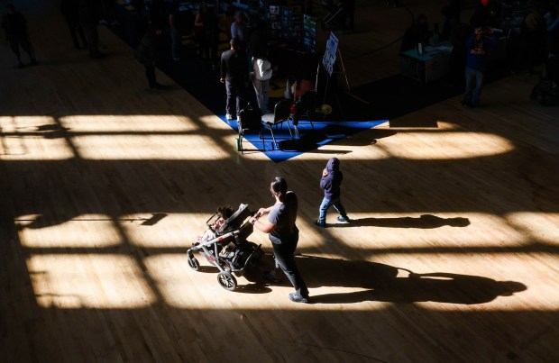 Visitors tour the Henry J. Kaiser Center for the Arts after a ribbon-cutting ceremony with Oakland Mayor Barbara Lee in Oakland, Calif., on Saturday, Jan. 24, 2026. (Ray Chavez/Bay Area News Group)