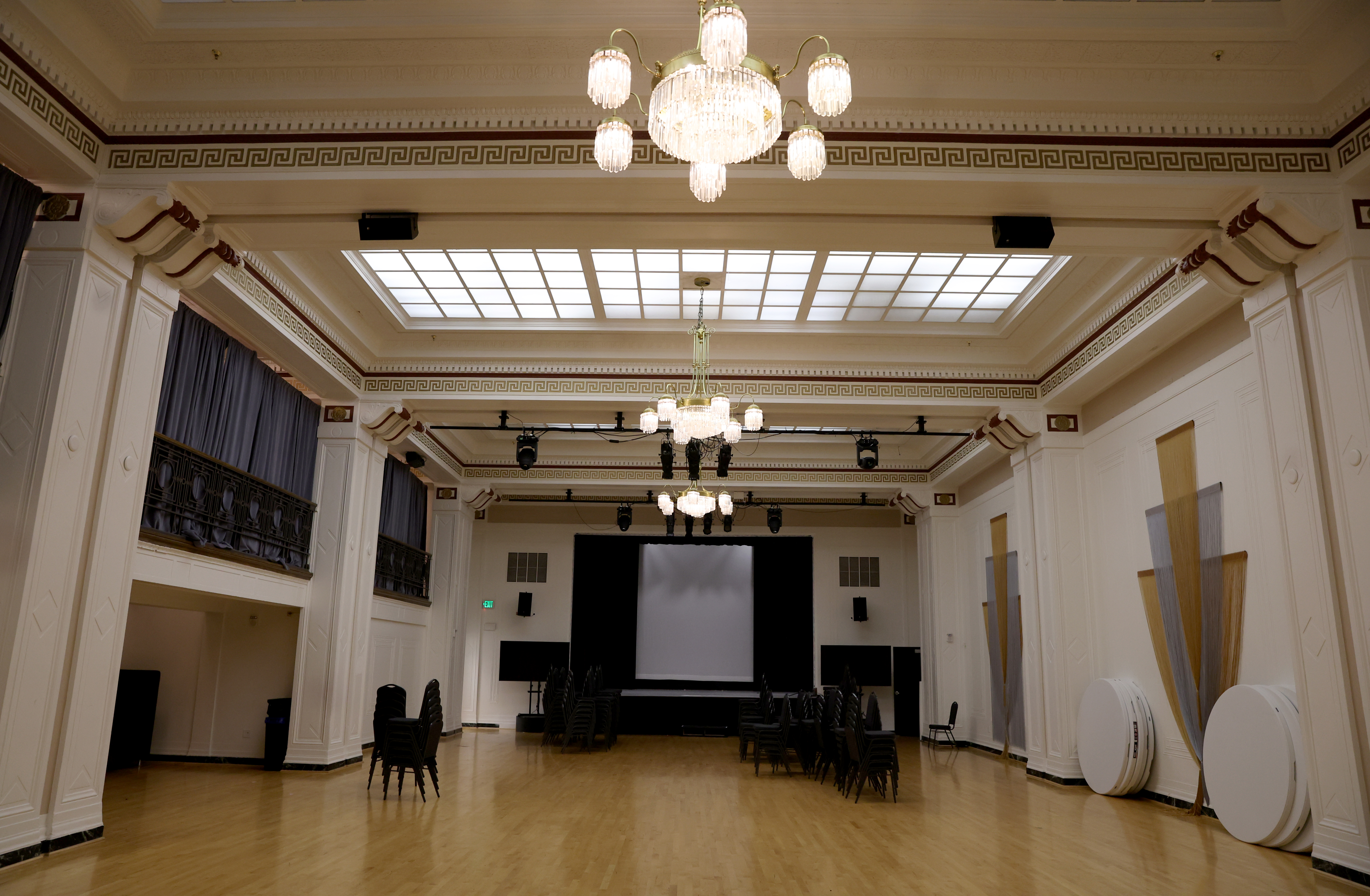 A view of the North Stage Ballroom at the newly-reopened...