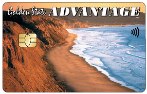 Photo of the front of an EBT Card