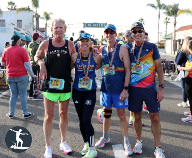 Participants in last year's Kook Run along the coast. (Courtesy The Kook Run)