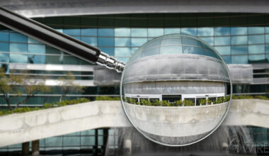 Fresno City Hall magnifying glass