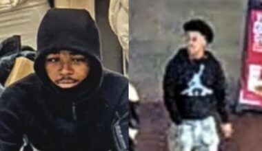 Fresno police are seeking the public’s help to identify suspects who robbed a shopping center Jan. 5, 2026, at the River Park Shopping Center. (Fresno PD)