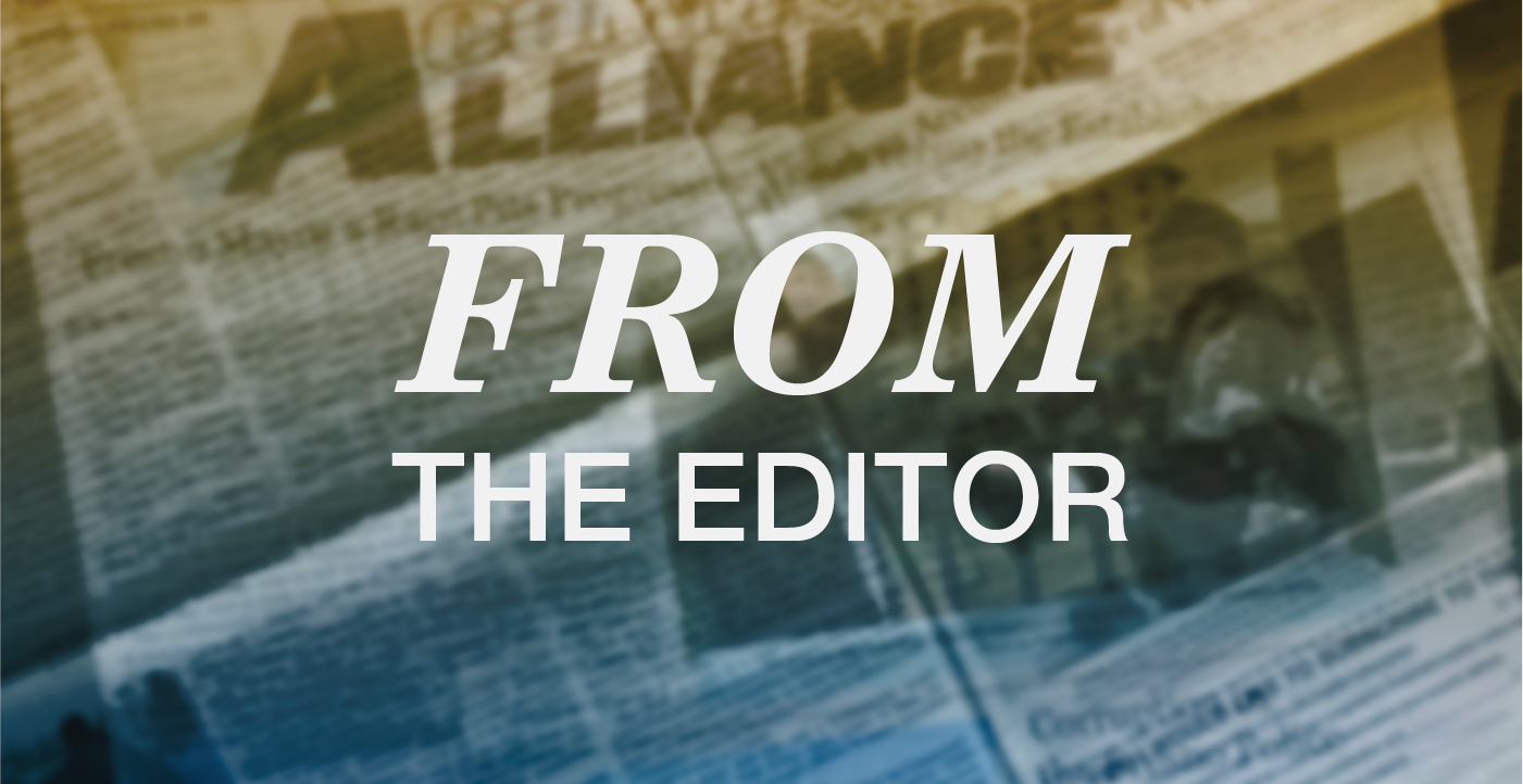 From the Editor - Community Alliance
