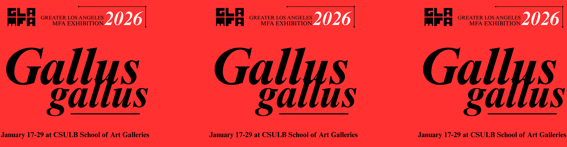 Greater Los Angeles MFA exhibition (GLAMFA) coming to CSULB School of Art!
