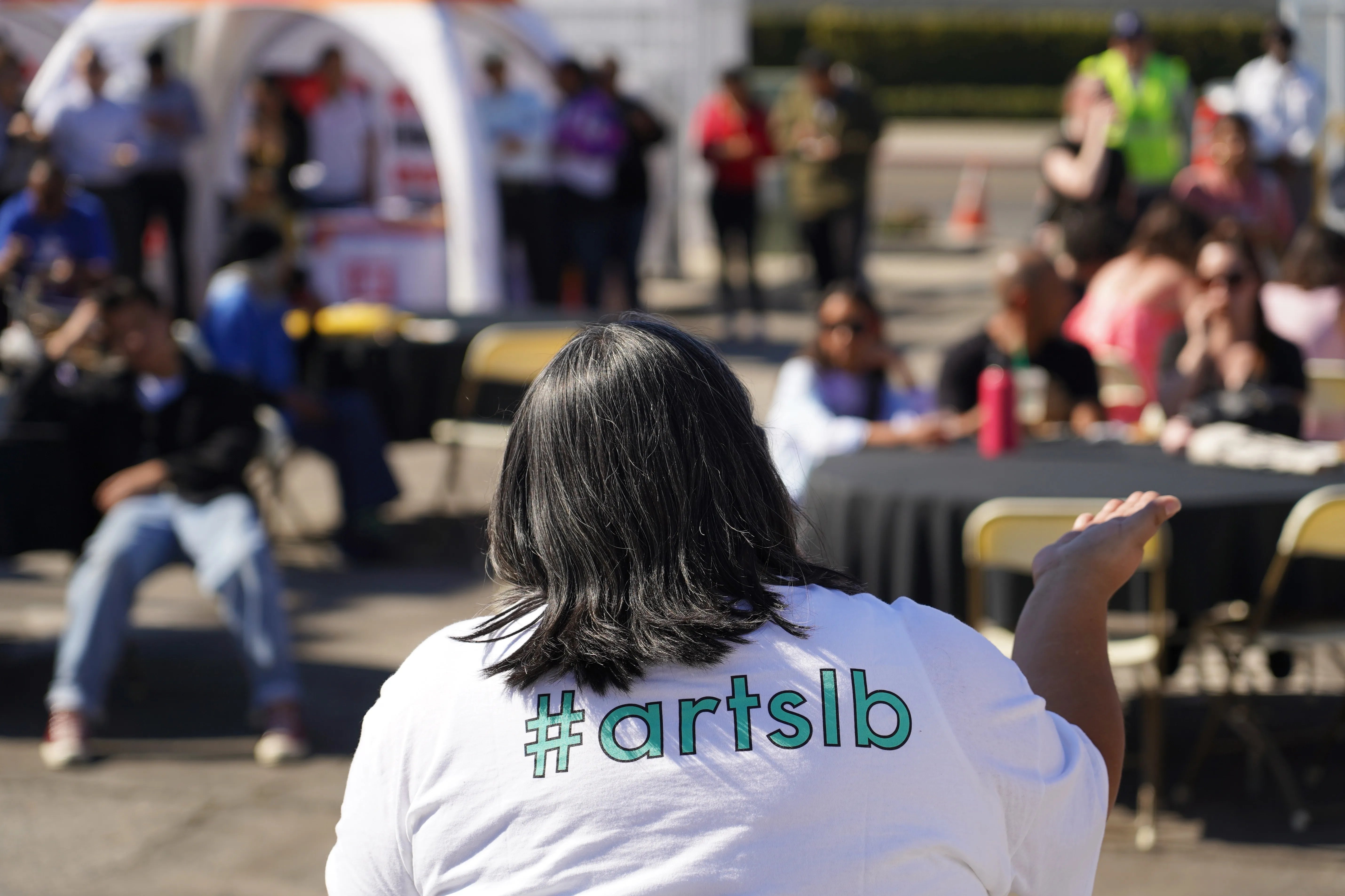 Griselda Suarez of The Arts Council for Long Beach spoke...