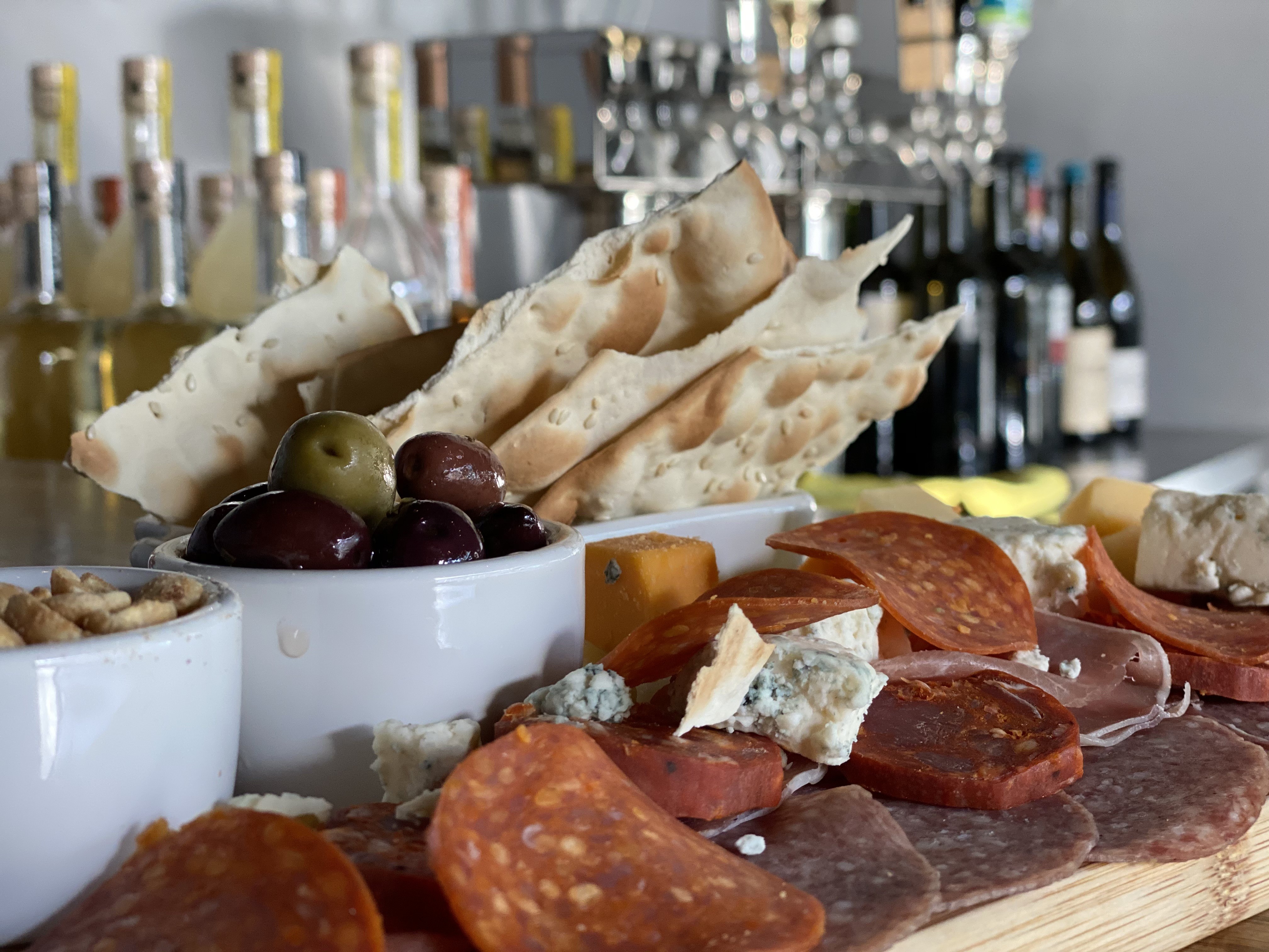These are some of the food offerings at the Alamitos...