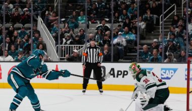 Celebrini celebrates Team Canada selection by leading San Jose Sharks past Minnesota Wild in shootout