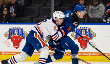 Tomkins 37-Save Shutout Leads Bakersfield to 3-0 Win over Eagles