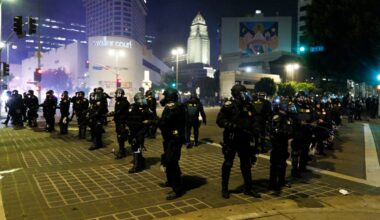 LAPD bans officers from using a less lethal weapon at protests – NBC Los Angeles